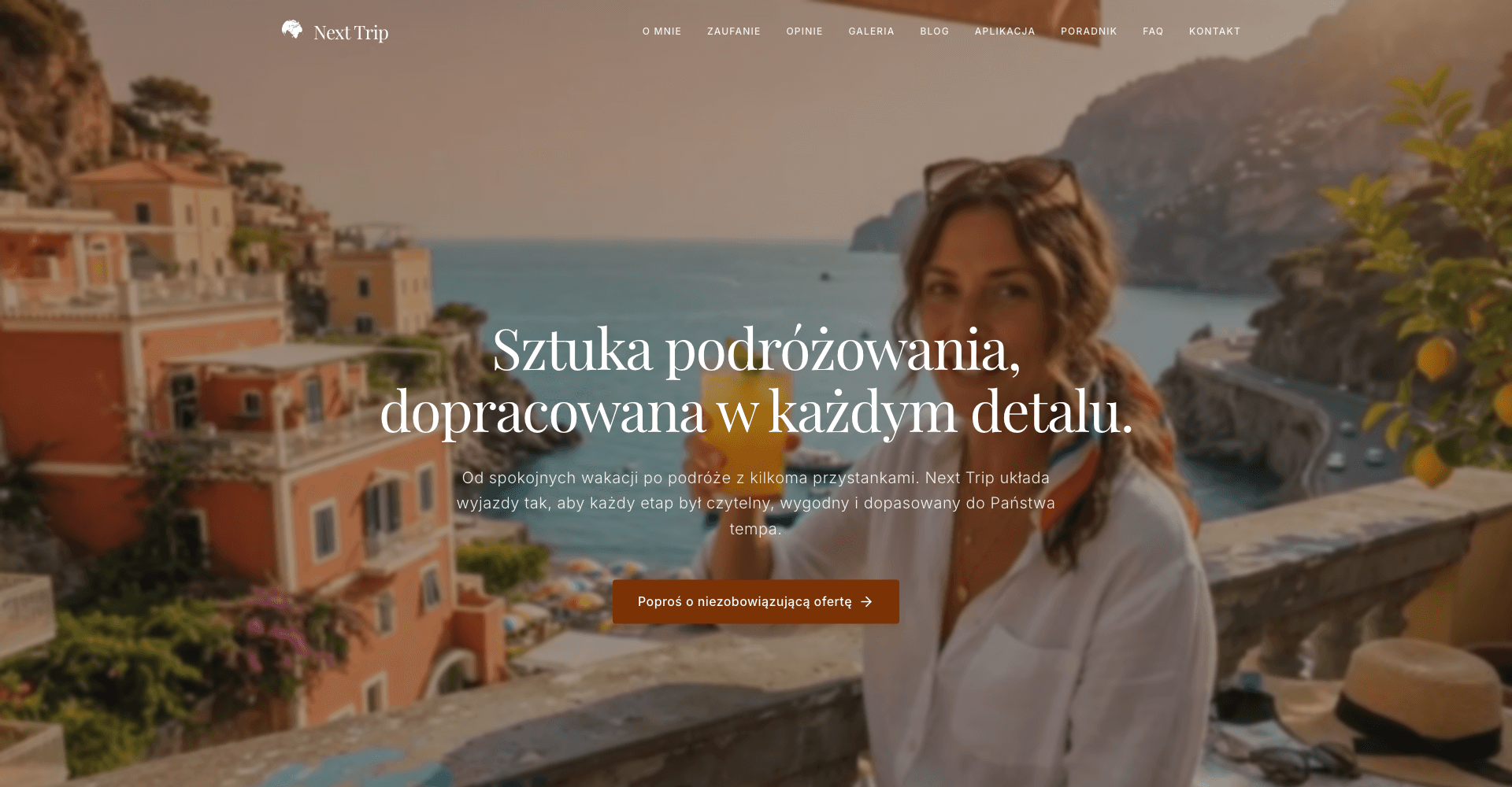 Podgląd projektu NextTrip